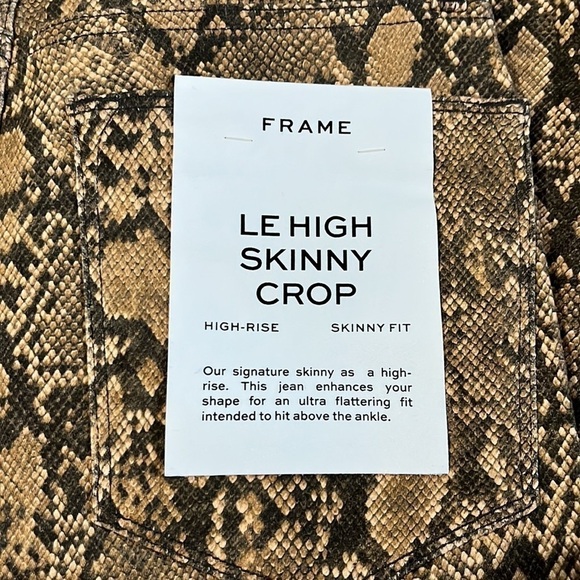 Frame Le High Skinny Crop Jeans - Picture 6 of 11